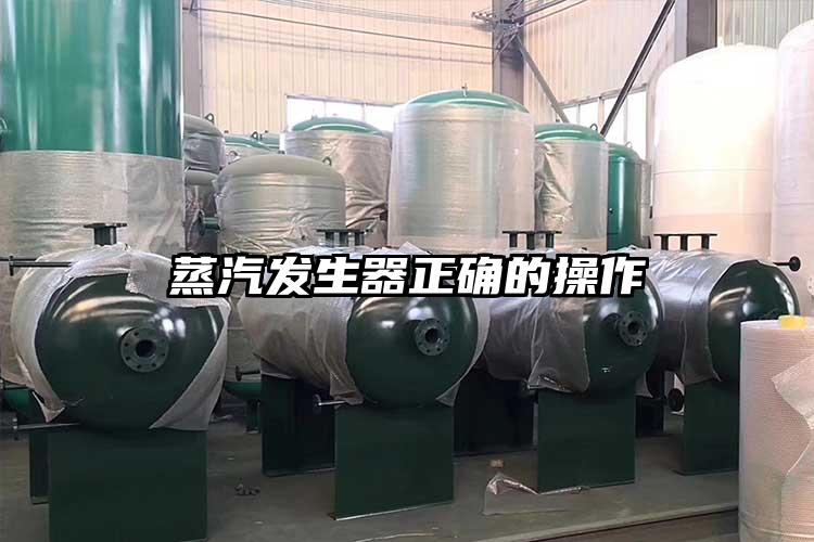 蒸汽发生器正确的操作
